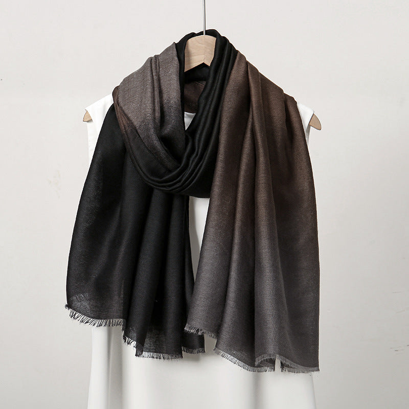 Fashion Commuter Simple Style Plain Long Scarf