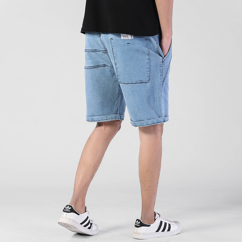 Supply Large Size Sports Five-Point Pants Men'S Summer Plus Fertilize