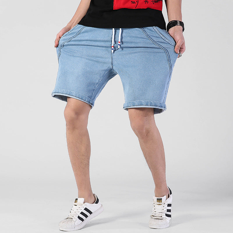 Supply Large Size Sports Five-Point Pants Men'S Summer Plus Fertilize