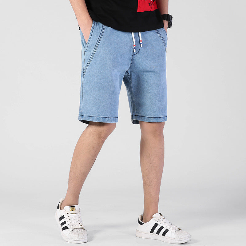 Supply Large Size Sports Five-Point Pants Men'S Summer Plus Fertilize