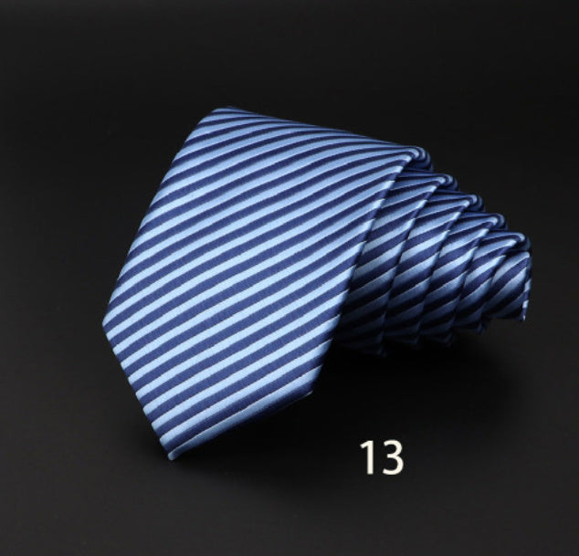 Men's Striped British Gentleman Polyester Fiber Tie