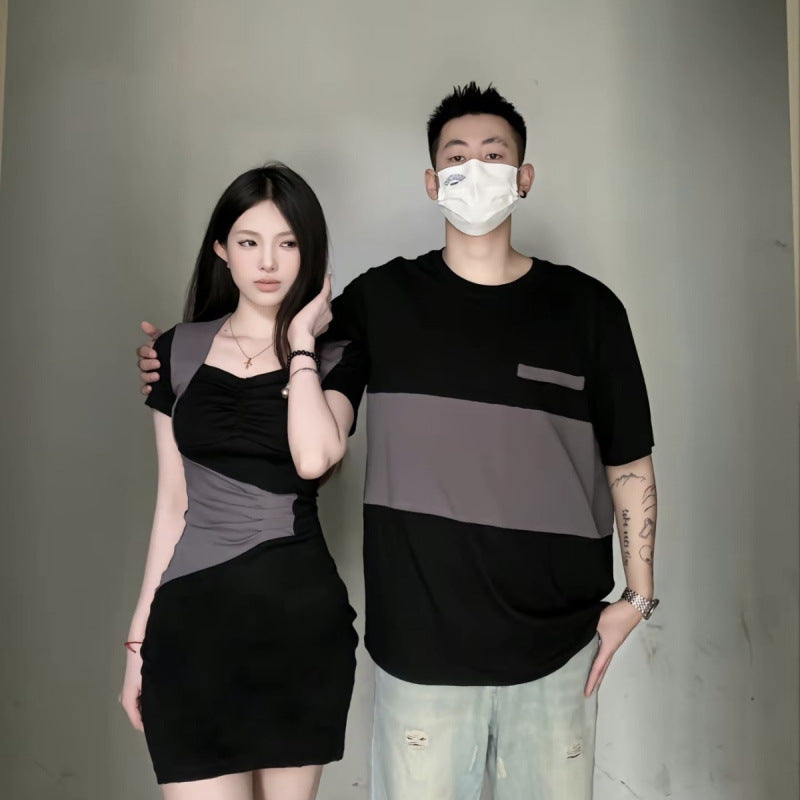 French Couple Wear Summer Wear Suit