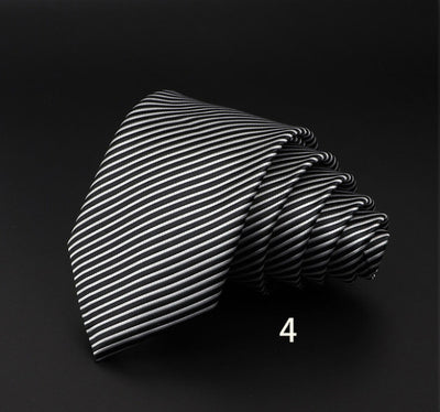 Men's Striped British Gentleman Polyester Fiber Tie