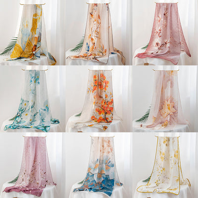 Women's Scarf Fashion Printing Long Wrap