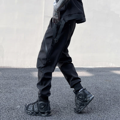 Men's National Tide Dark Fan Overalls