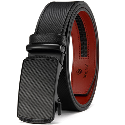 Men's Belt Hot-selling Film Alloy Automatic Buckle Leather