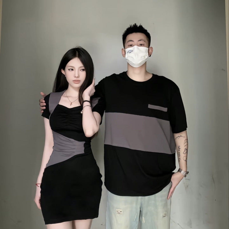 French Couple Wear Summer Wear Suit