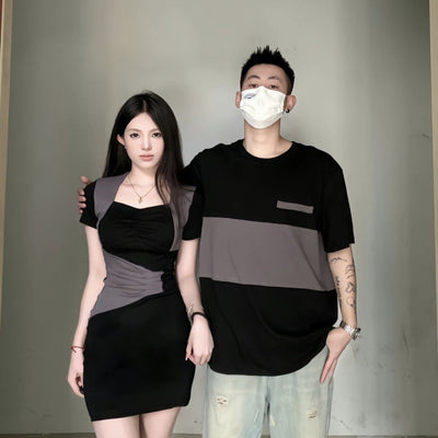 French Couple Wear Summer Wear Suit